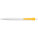 White plastic ball pen with coloured clip - 1865608 - variant M 1865608