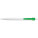 White plastic ball pen with coloured clip - 1865609 - variant M 1865609