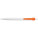 White plastic ball pen with coloured clip - 1865610 - variant M 1865610