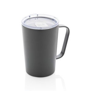 RCS Recycled stainless steel modern vacuum mug with lid - Reklamnepredmety