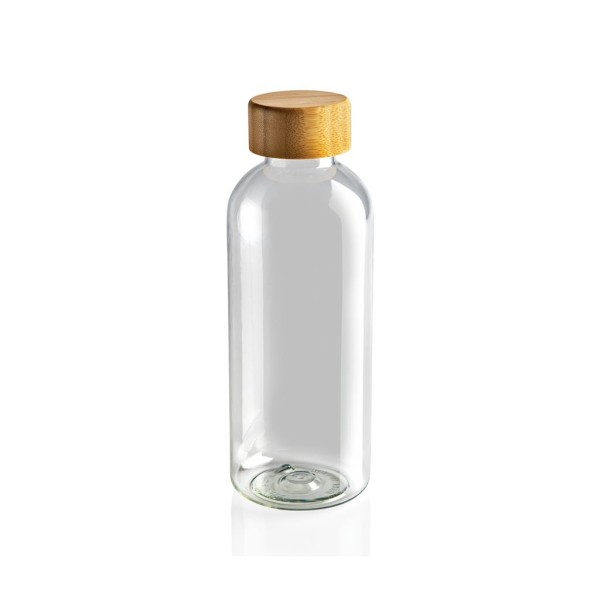GRS RPET bottle with FSC® bamboo lid