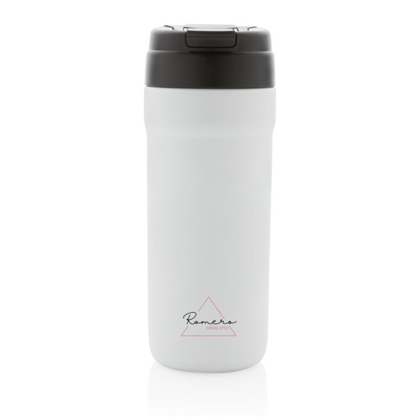 RCS Recycled stainless steel tumbler with dual function lid,
