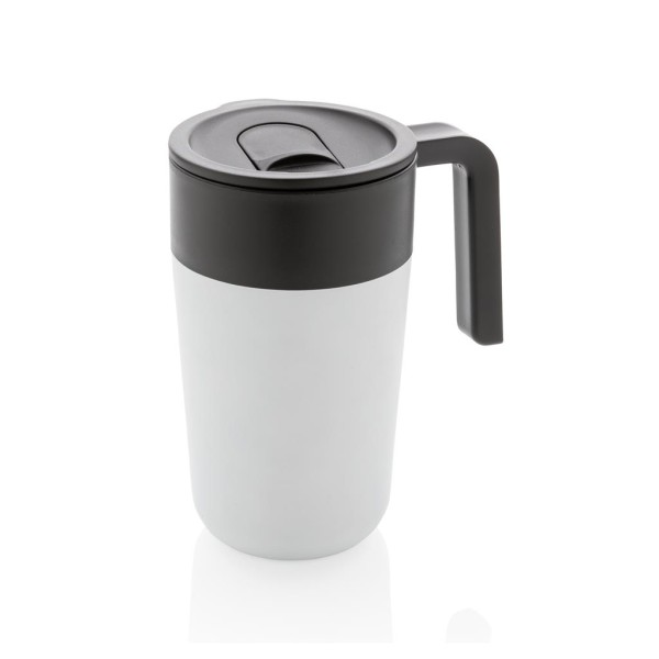 GRS Recycled PP and SS mug with handle