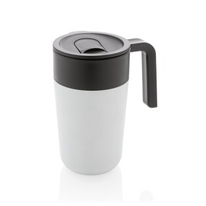 GRS Recycled PP and SS mug with handle - Reklamnepredmety