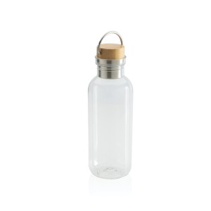 GRS RPET bottle with FSC® bamboo lid and handle - Reklamnepredmety