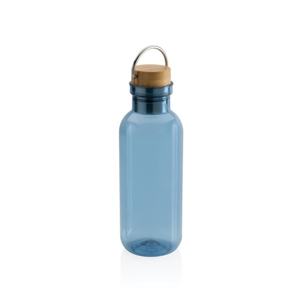 GRS RPET bottle with FSC® bamboo lid and handle