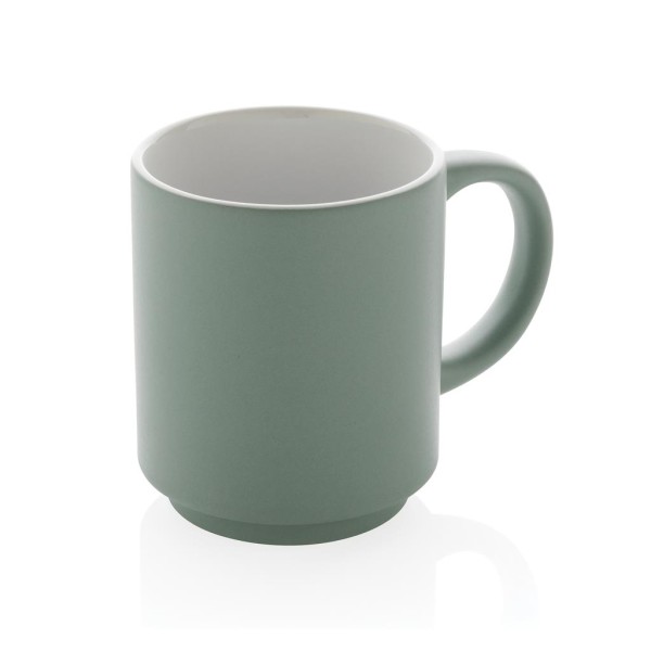 Ceramic stackable mug