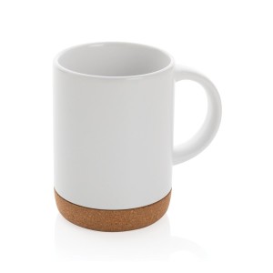 Ceramic mug with cork base - Reklamnepredmety