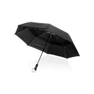 Swiss Peak Aware™ Tornado 27” pocket storm umbrella - Reklamnepredmety