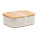 TASTE 800 ml steel lunch box, silver - R08239_01 - variant Pr R08239.01