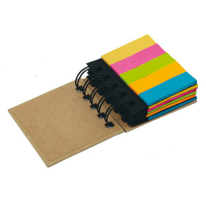 AVEIRO set of sticky notes,  beige - Reklamnepredmety