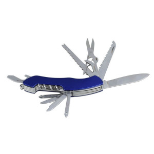 MAINZ pocket knife 12 functions,  blue - Reklamnepredmety