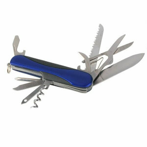 KASSEL pocket knife 9 functions,  blue - Reklamnepredmety