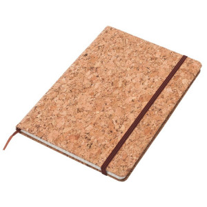 ROBLEDO notebook with squared pages 145x210 / 160 pages,  brown - Reklamnepredmety
