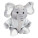 ELEPHANT plush toy, grey - R73947 - variant Pr R73947