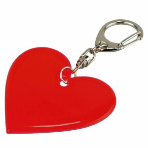 AFFECTION reflective key ring,  red - Reklamnepredmety