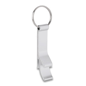 ALUMINIUM key ring with opener - Reklamnepredmety
