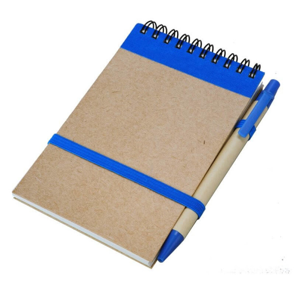 ECO RIBBON notebook with clear pages
