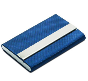 TWILLYS business card case,  blue - Reklamnepredmety