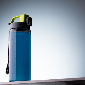 FEELSOGOOD sports bottle 600 ml,  orange/grey - Reklamnepredmety