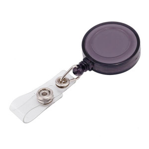 SKI SMALL skipass tag with clip, white