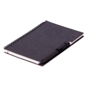 TELDE eco notebook with lined pages and pen - Reklamnepredmety