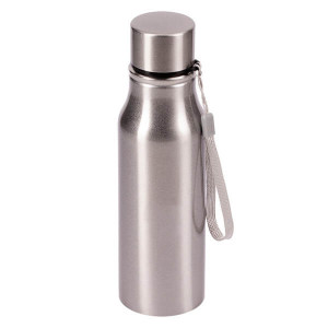 FUN TRIPPING water bottle from steel, 700 ml, silver - Reklamnepredmety