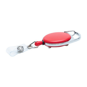 SKIPASS ski-pass with carabiner, red - Reklamnepredmety