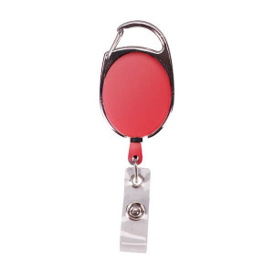 SKIPASS ski-pass with carabiner, red - Reklamnepredmety