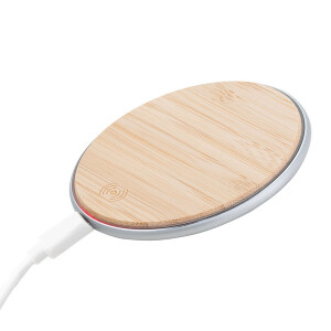 TOP BAMBOO wireless charger - Reklamnepredmety