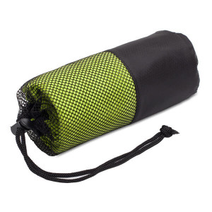 SPARKY towel for sport, black - Reklamnepredmety