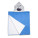 SHARKY poncho-towel with a hood, blue - R07977_04 - variant Pr R07977.04