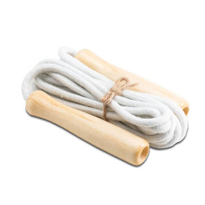 JUMP skipping rope, beige - Reklamnepredmety