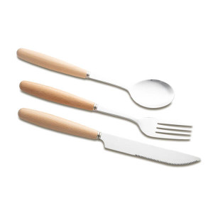 NANTES cutlery set in a cotton bag - Reklamnepredmety