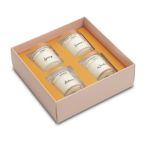 SEASONS scent candel set, mix - Reklamnepredmety