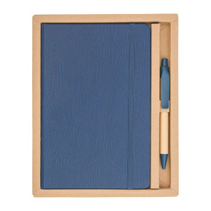 FOREST pen and notebook gift set, green - Reklamnepredmety