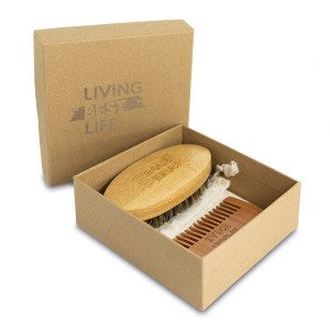 MACHO grooming kit, brown - Reklamnepredmety