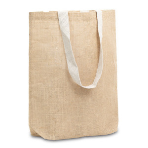 JECO jute shopping bag, beige - Reklamnepredmety