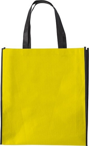 ASUKA Nákupní taška z netkané textilie s černými boky - Reklamnepredmety