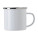 Smaltovaný hrnek 350ml, s nerezovým lemem - H0500401PK2 - variant Gi H0500401PK2