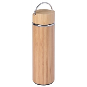 Insulated travel mug BAMBOO HOT - Reklamnepredmety