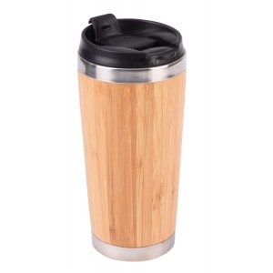 Insulated travel mug TAKE BAMBOO - Reklamnepredmety