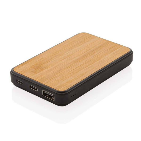 FSC® and RCS recycled plastic 5.000 mAh Powerbank