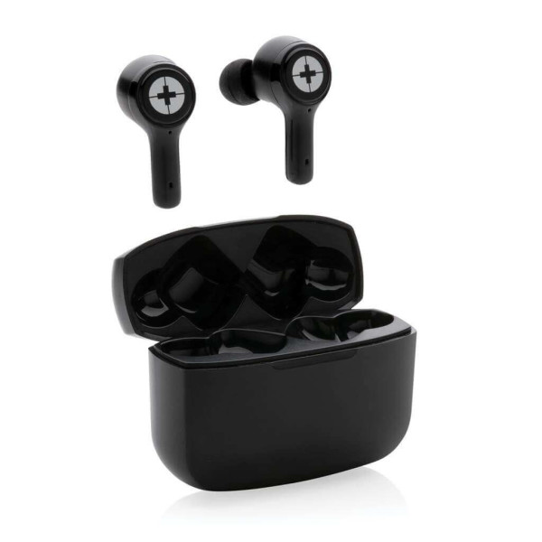 RCS recycled plastic Swiss Peak ANC TWS earbuds