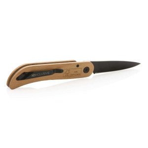 Nemus FSC® Luxury Wooden knife with lock - Reklamnepredmety
