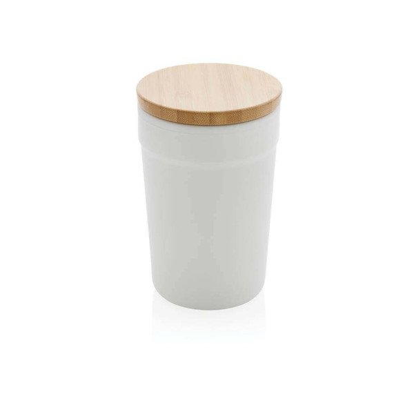 GRS RPP mug with FSC® bamboo lid