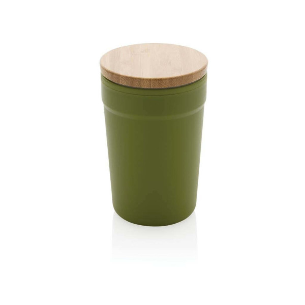 GRS RPP mug with FSC® bamboo lid