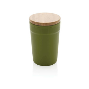 GRS RPP mug with FSC® bamboo lid - Reklamnepredmety