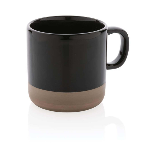 Glazed ceramic mug