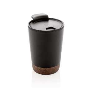 GRS RPP stainless steel cork coffee tumbler - Reklamnepredmety